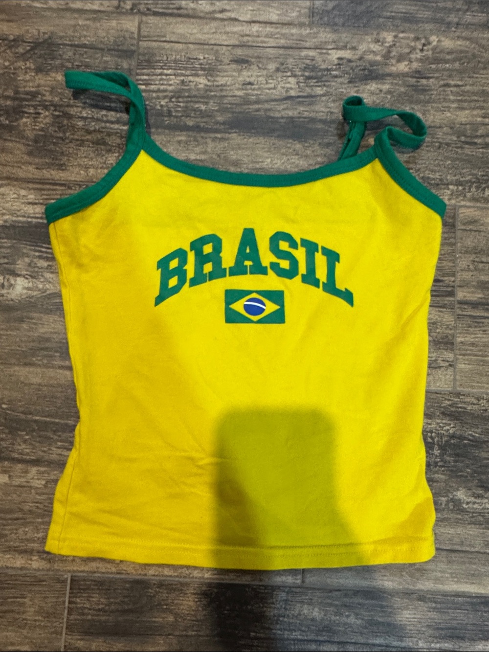 Edikted Yellow Brasil Tank with Green Trim